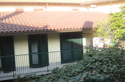Esterno della pensione La Nuvoletta